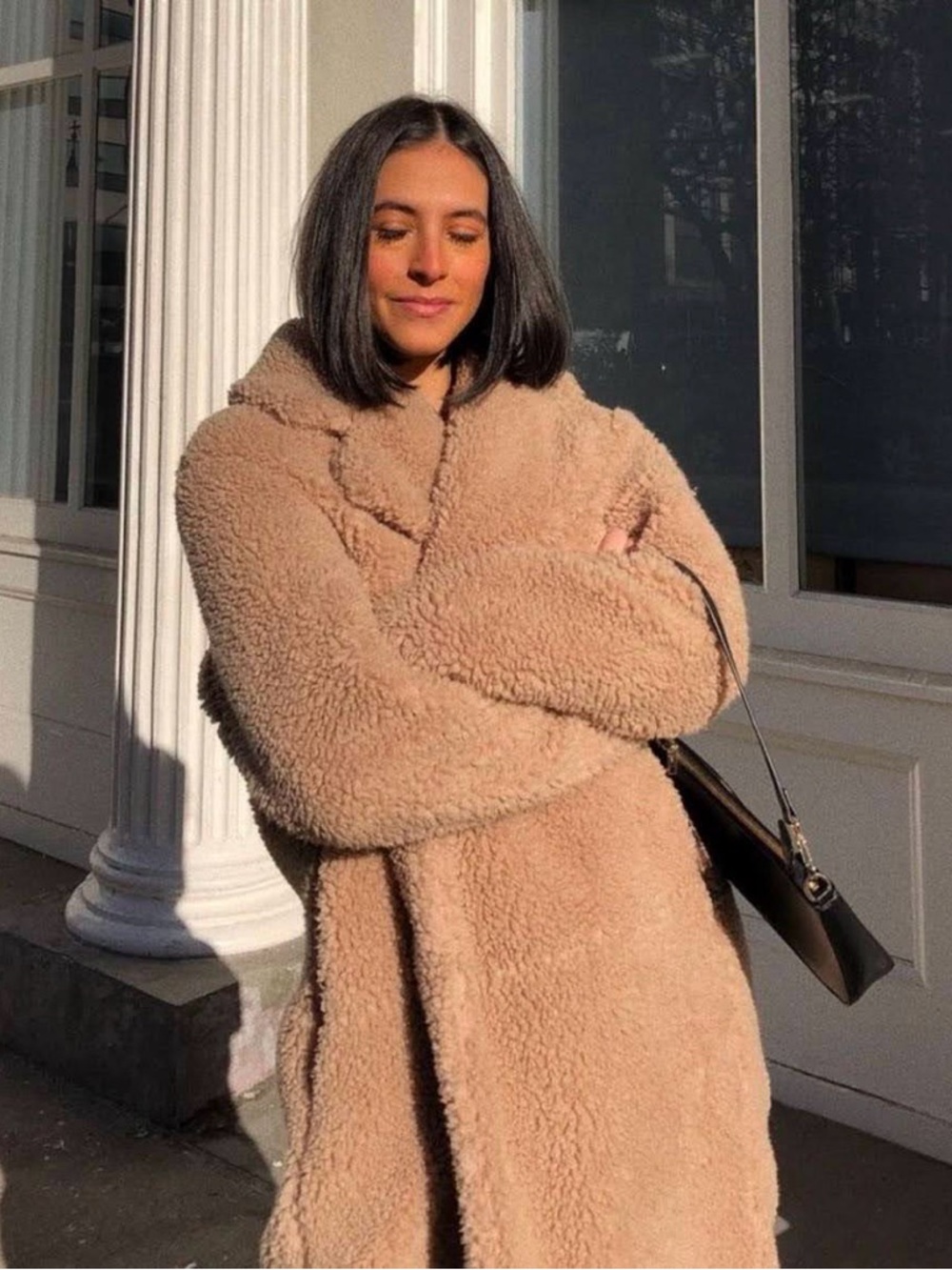LOGG Long Sherpa Teddy Jacket XS